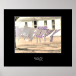 風の吹き流れ – 俳句のポスター ポスター