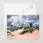 風の吹き荒れた砂丘 ポストカード (正面/裏面)