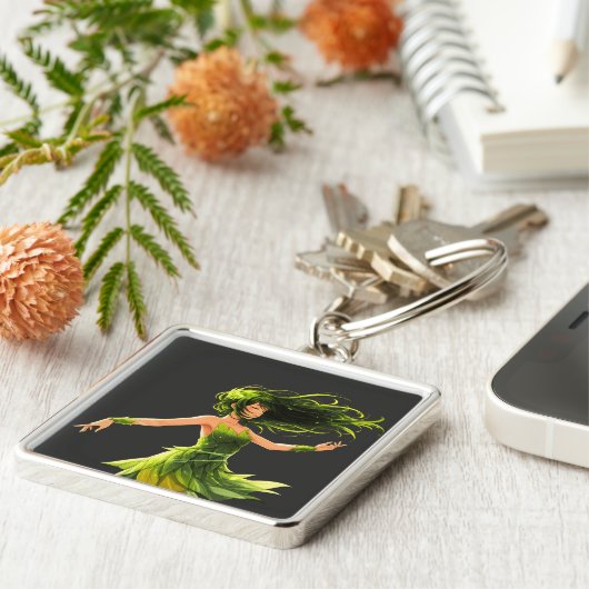 風の囁き キーホルダー (側面)