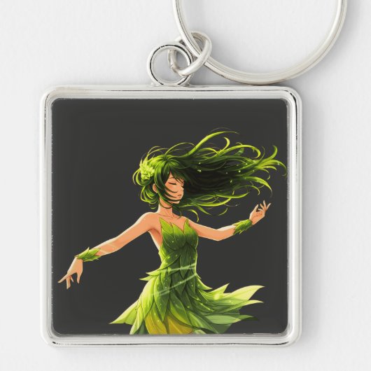 風の囁き キーホルダー (正面)