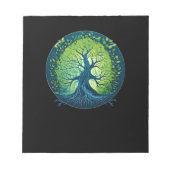 風の囁き：木の本質 ノートパッド (正面)