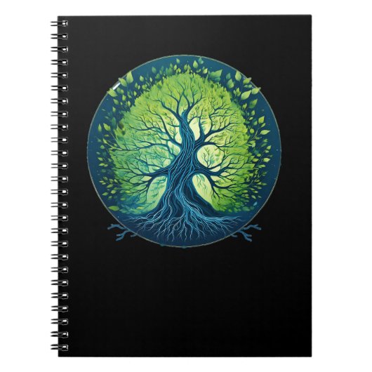 風の囁き：木の本質 ノートブック (正面)