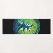 風の囁き：木の本質 ヨガマット (裏面(横))