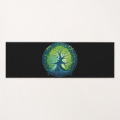 風の囁き：木の本質 ヨガマット (正面(横))