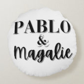 風の囁き:木の本質 ラウンドクッション (裏面)