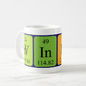 風の定期テーブル名のmag コーヒーマグカップ (正面左)