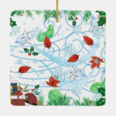 風の強いクリスマス セラミックオーナメント (裏面)