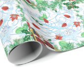 風の強いクリスマス ラッピングペーパー (ロールコーナー)