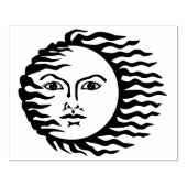 風の強いサンゴムアートスタンプ ラバースタンプ (インプリント)