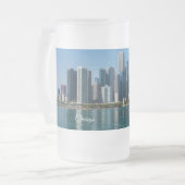 風の強いセーリングフロストマグ フロストグラスビールジョッキ (正面左)