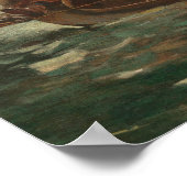 風の強いホーマーで(風が吹き荒れる)風を吹き上げる ポスター (角)