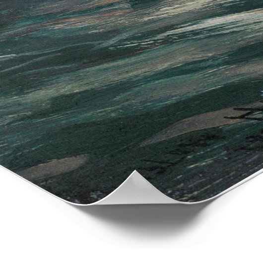 風の強いホームラン「風が吹き上がる」 ポスター (角)