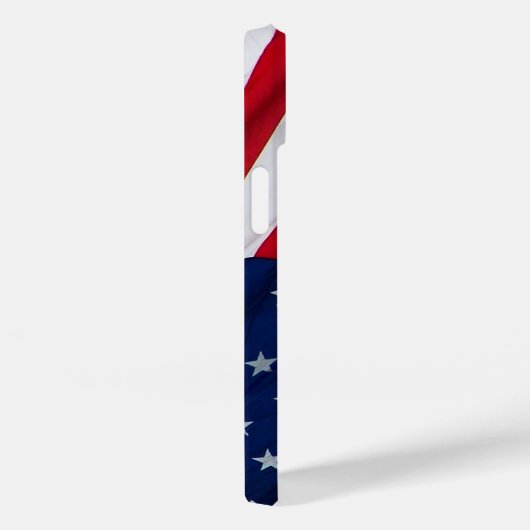 風の強い日に翻るアメリカ国旗の鷹 Case-Mate iPhoneケース (裏面 / 右)