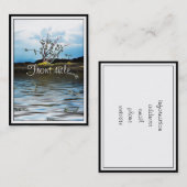 風の強い日に金の木 名刺 (正面/裏面)