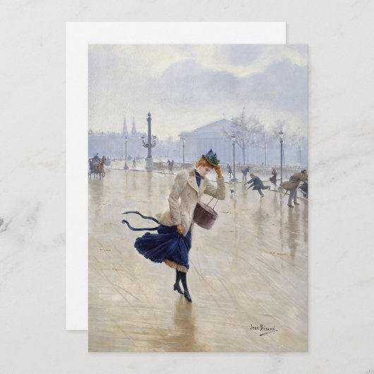 風の強い日 |ジーン・ベラウド (正面/裏面)