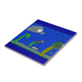 風の強い日 タイル (側面)