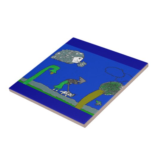 風の強い日 タイル (側面)