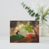 風の強い日 ポストカード (スタンド正面)