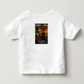 風の強い映画パロディ トドラーTシャツ (裏面)