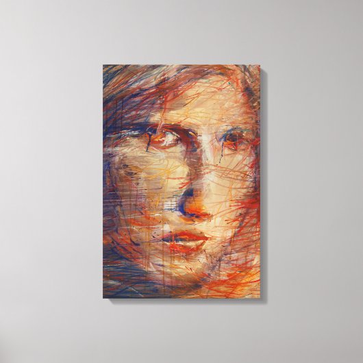 風の強い時間 キャンバスプリント (正面)