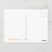 風の強い秋の日はがき ポストカード (裏面)