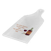 風の救助者がワインを空にする カッティングボード (角)