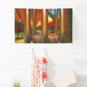 風の旗の後 横断幕 (インサイチュ)