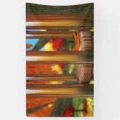 風の旗の後 横断幕 (縦)