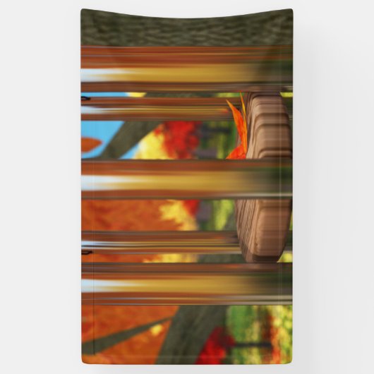 風の旗の後 横断幕 (縦)