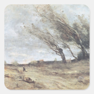 風の突風, c.1865-70 スクエアシール
