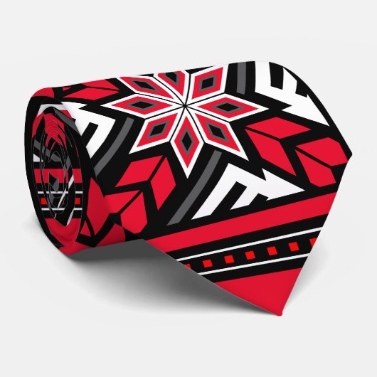 風の精神の赤 ネクタイ (ロール)