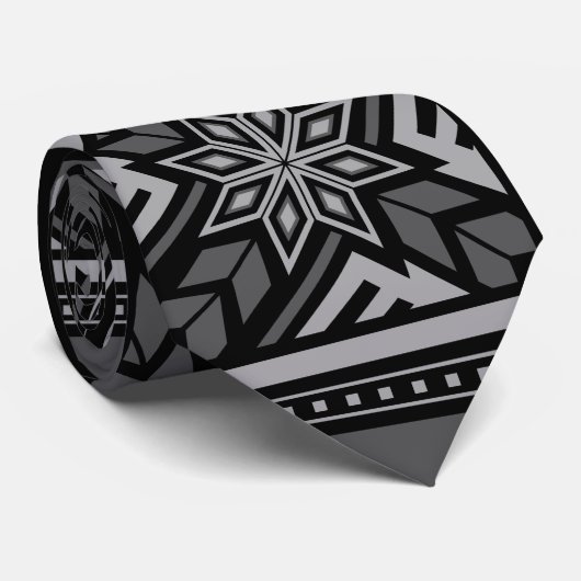 風の精神の黒 ネクタイ (ロール)