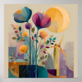 風の花びら- Solarpunk Poster ポスター (正面)