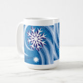 風の雪 –  コーヒーマグカップ (正面左)