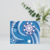 風の雪 –  ポストカード (スタンド正面)