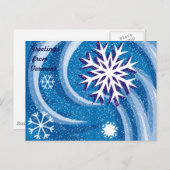 風の雪 –  ポストカード (正面/裏面)