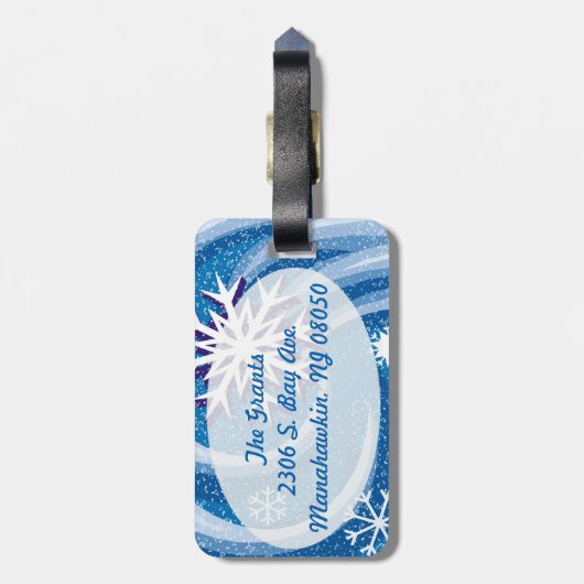 風の雪 –  ラゲッジタグ (裏面縦)