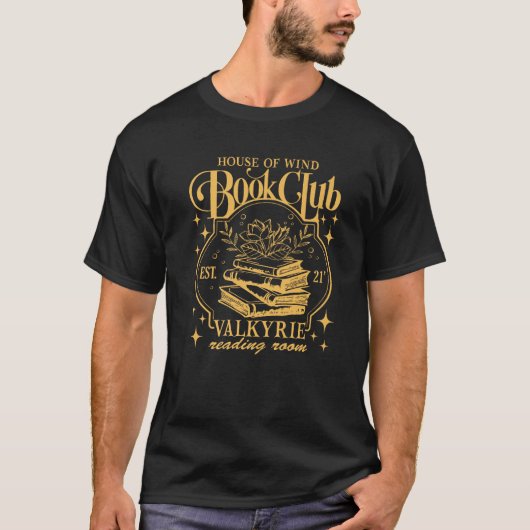 風の館ブッククラブ・ヴァルキリー読書室プレミアム Tシャツ (正面)