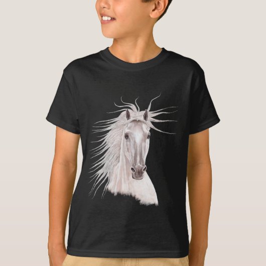 風の馬の精神-型 Tシャツ (正面)