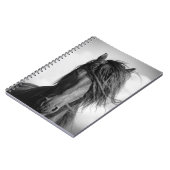 風のFriesianの種馬 ノートブック (左側)