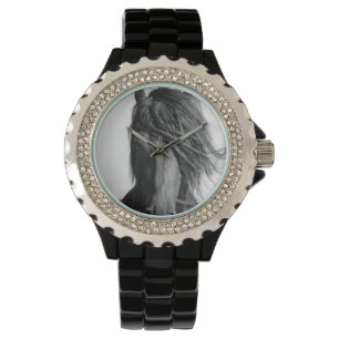 風のFriesianの種馬 腕時計