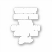 風は向かえないが風は調整できる シール (正面)