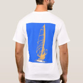 風をつかまえて下さい! Tシャツ (裏面)