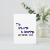 風を壊さない – 宇宙聞は ポストカード (スタンド正面)