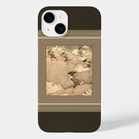 風を捕まえる風の妖精 Case-Mate iPhoneケース (裏面)
