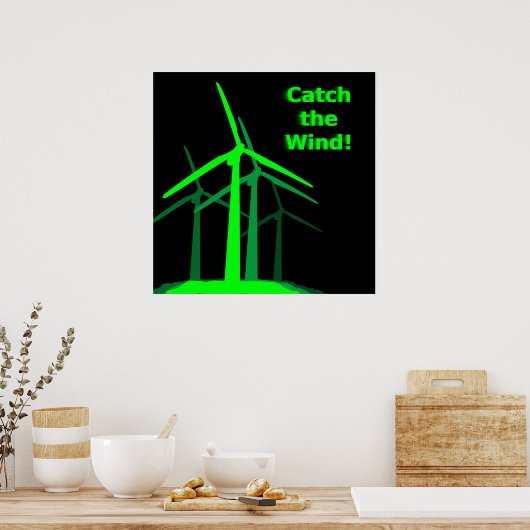 風を捕まえろ!ポスター ポスター (キッチン)