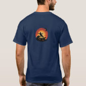 風を掴み 瞬間を駆けろ Tシャツ (裏面)