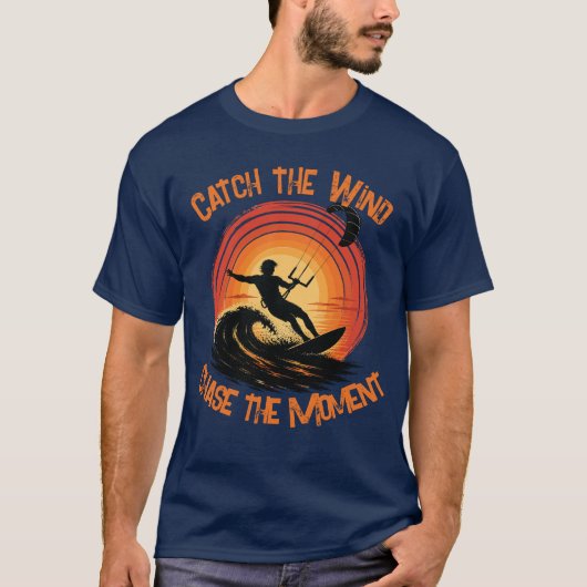 風を掴み 瞬間を駆けろ Tシャツ (正面)