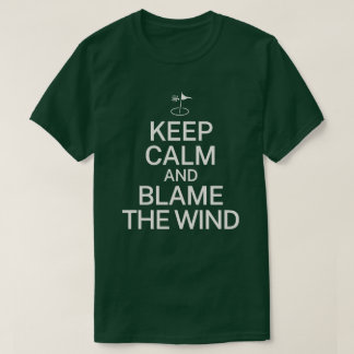 風を責めろ Funny ゴルフギフト Tシャツ