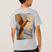風を越えて舞う翼 Tシャツ (裏面)